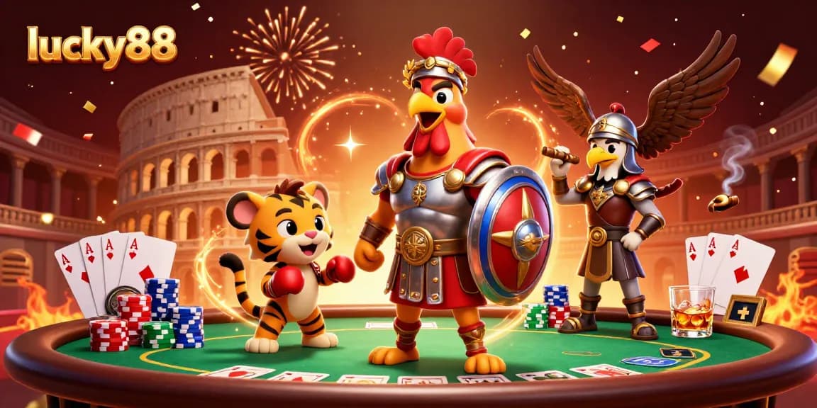 Experience thrilling play at lucky88 with a dynamic casino scene featuring exciting poker elements.