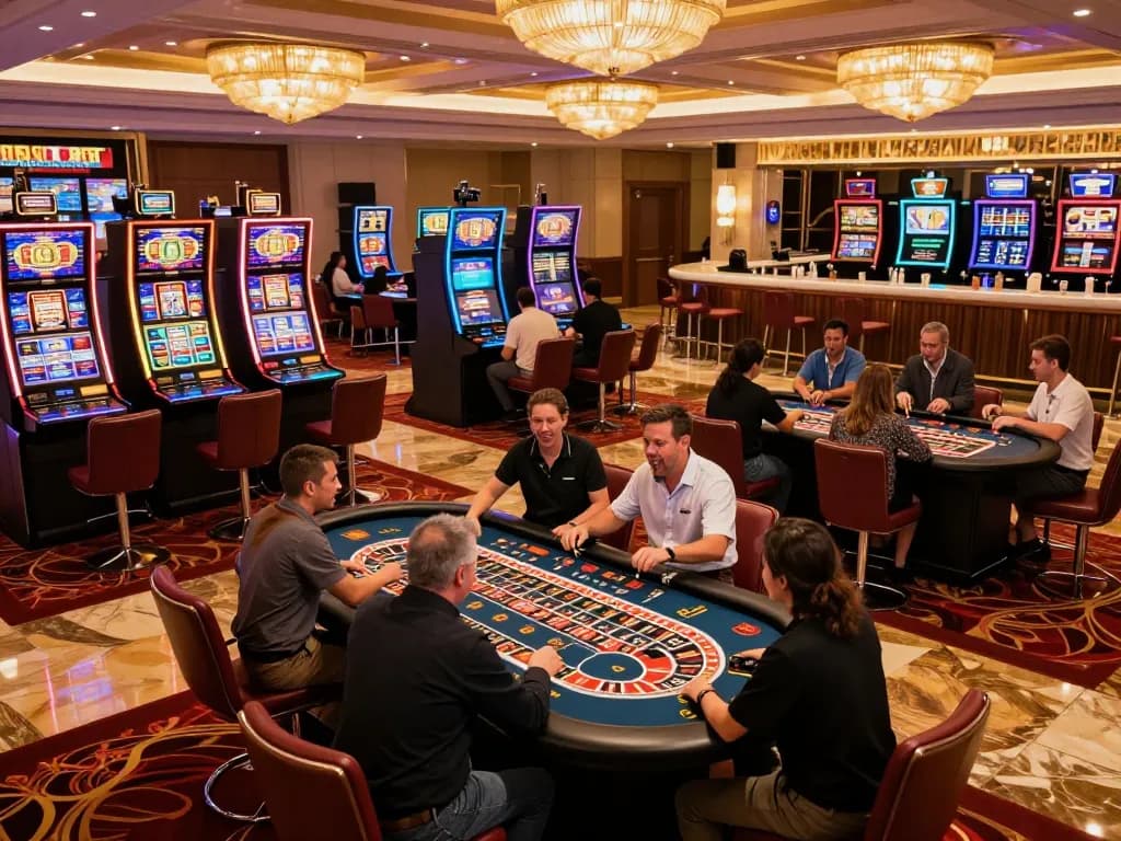 Players enjoying a thrilling roulette experience at tg 88 casino, dynamic atmosphere.