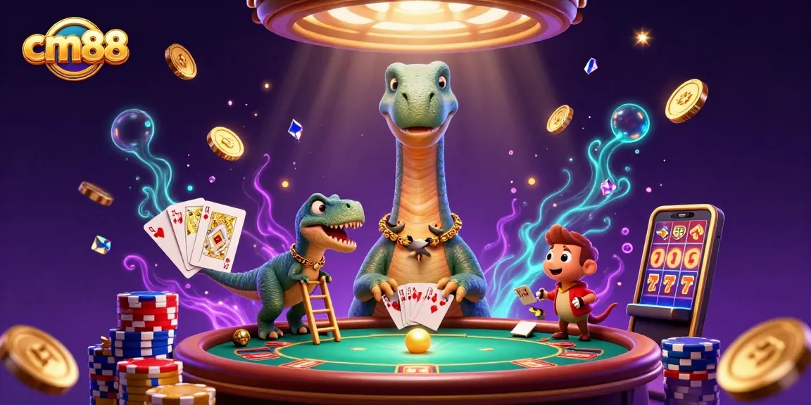 Experience gambling excitement at cm88 with dynamic characters and vibrant casino elements.