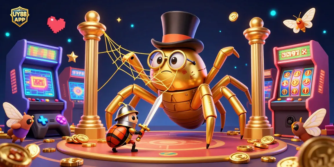Experience the UY88 APP excitement with vibrant 3D casino elements and characters bringing thrill to bettors.