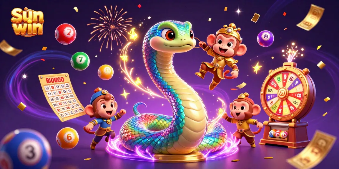Experience excitement at Sun win with dynamic gaming elements and vibrant characters in a magical casino scene.