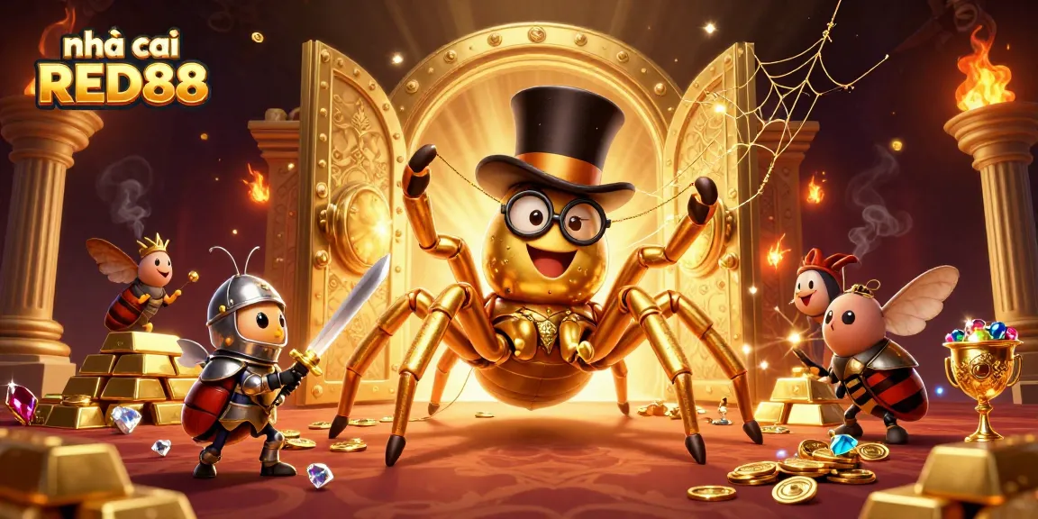 Experience the excitement with nhà cái RED88 as the golden tarantula weaves a rewarding web of chance and fortune.