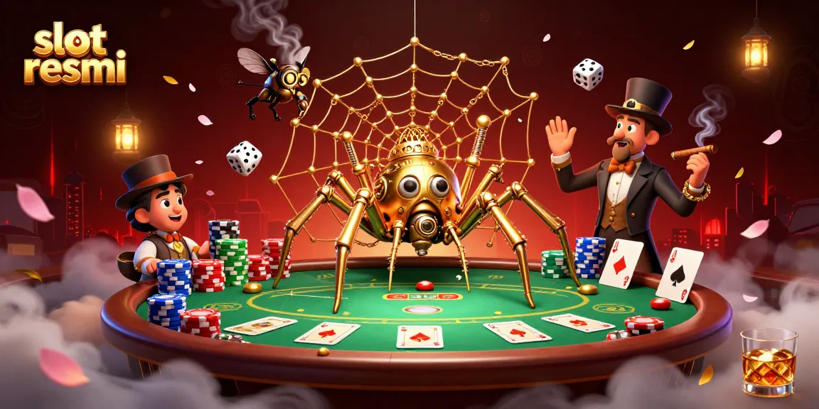 Memainkan slot resmi di kasino dengan elemen kartun 3D yang dinamis dan detail berkilau.