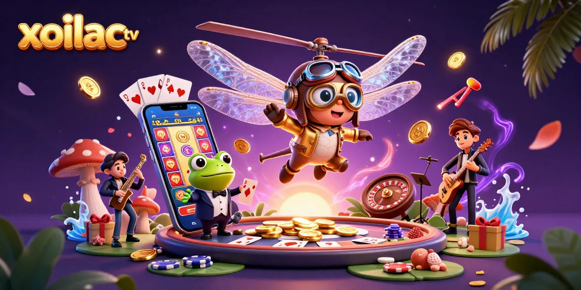 Engage with exciting xoilac tv live gaming action featuring a vibrant casino scene.