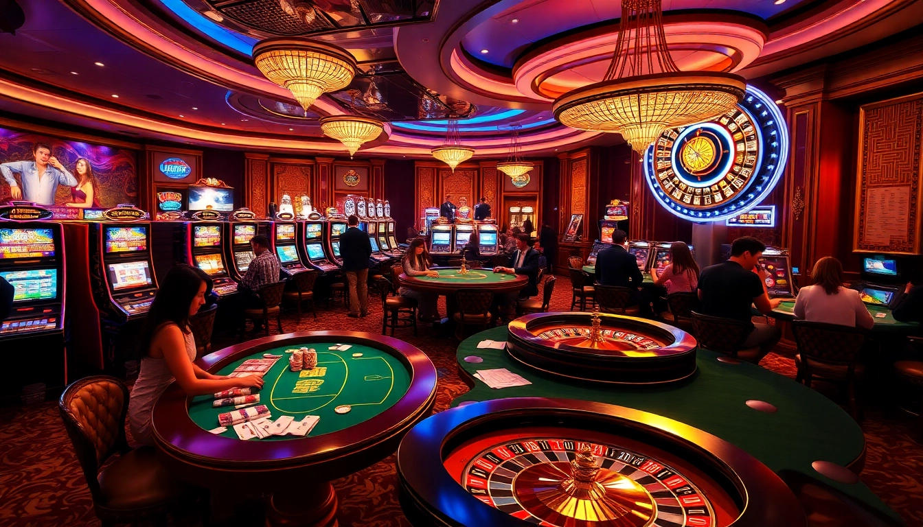 Engage in thrilling gameplay at https://du88.bike/, surrounded by luxurious casino elements.