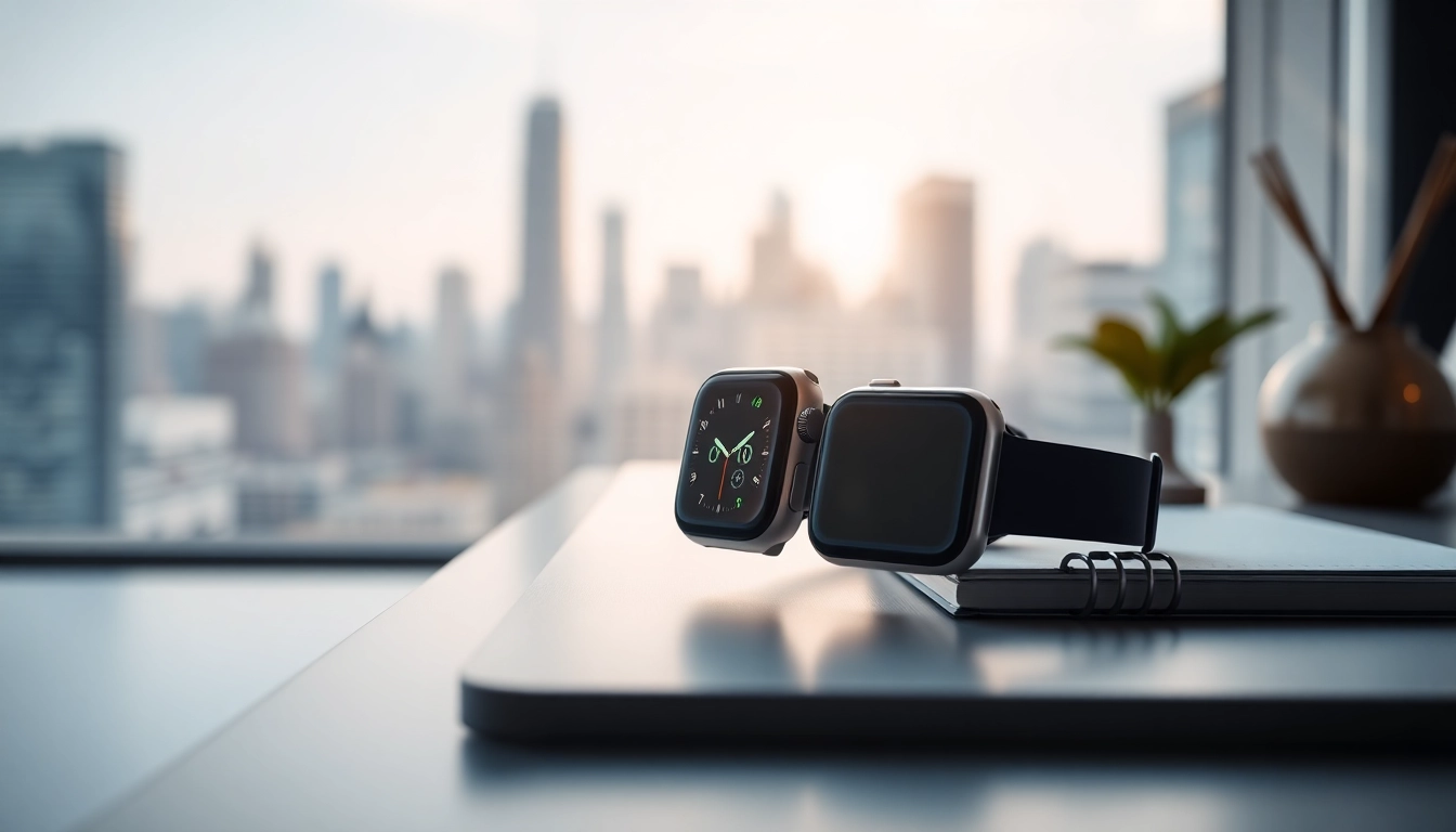 Explora las características destacadas de Apple Watch Series 10 en un entorno moderno.