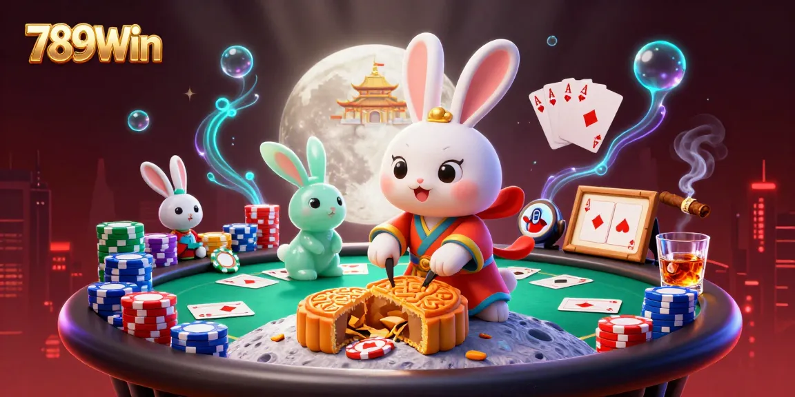 Experience thrilling gameplay at 789Win with a vibrant casino-themed 3D illustration showcasing poker and traditional elements.