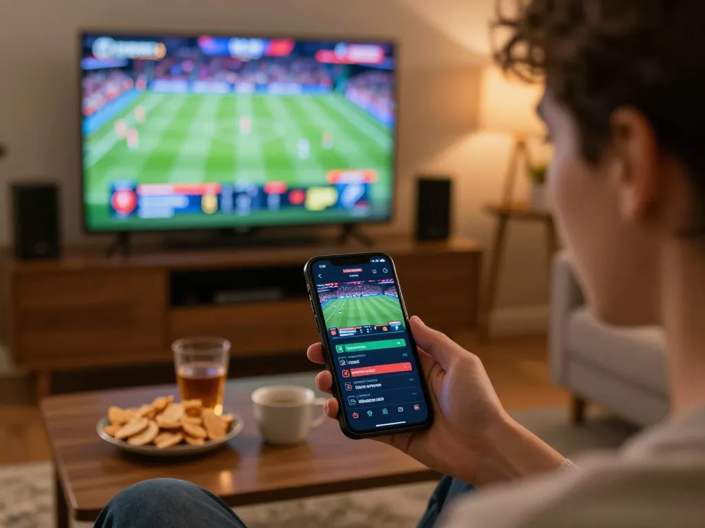 Place bets on sports events using f168's mobile app in a cozy home environment.